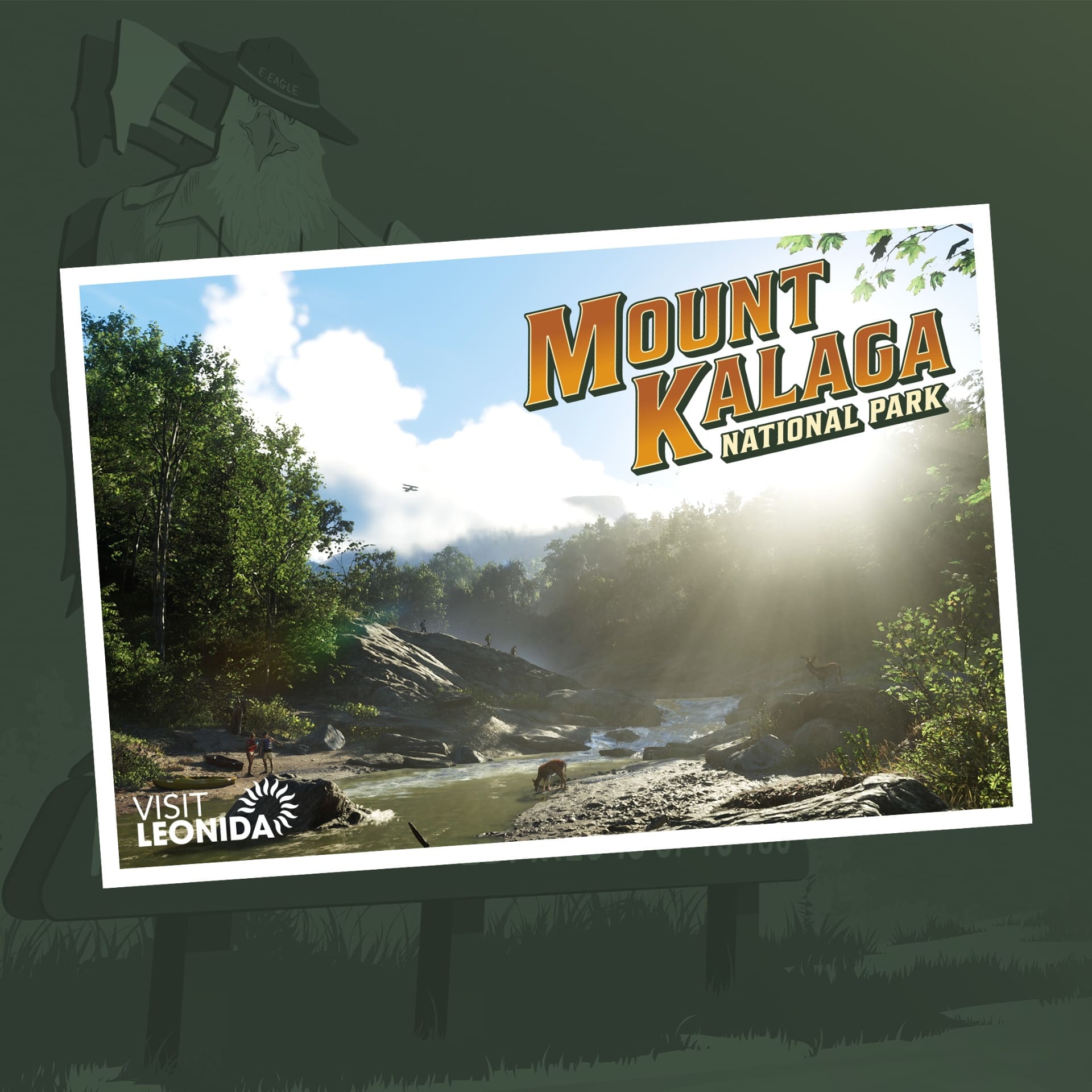 Mount Kalaga - Postcard (Square)