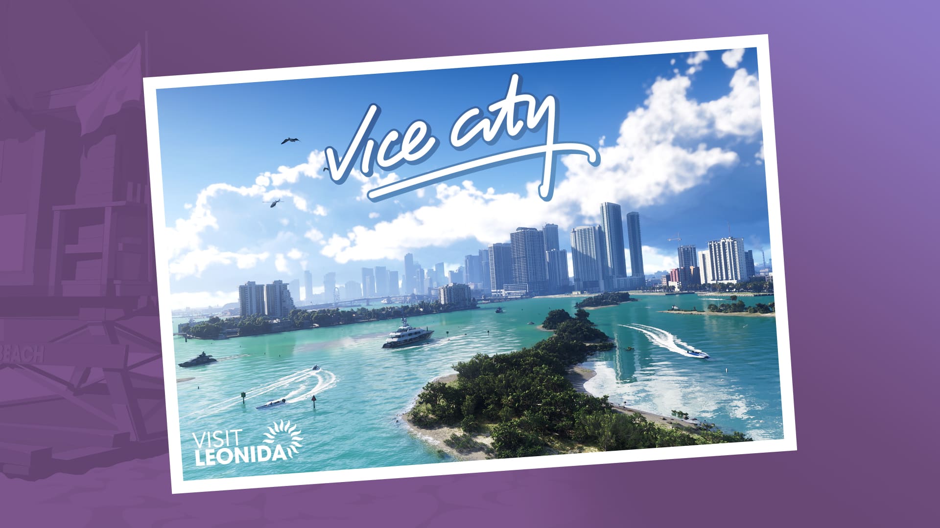 Vice City in GTA 6, official Rockstar Games media
